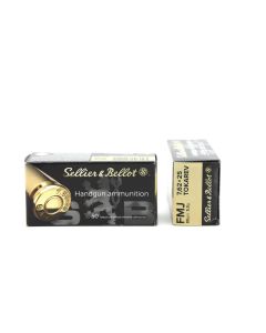 Sellier & Bellot FMJ 85grs 7.62x25 Tokarev