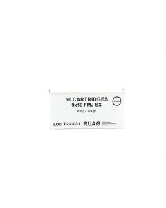 Swiss P Defence FMJ SX 124grs / 8g 9mm Para
