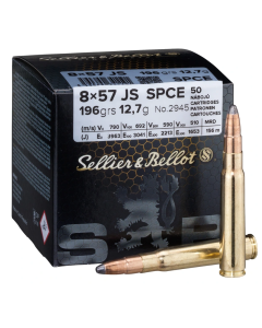 Sellier & Bellot SPCE 196grs / 12.7g Bulk 8x57 JS