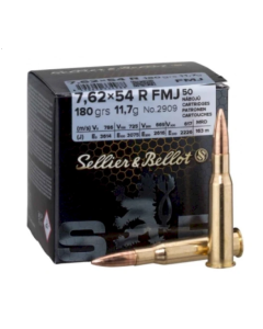 Sellier & Bellot FMJ 180grs / 11.7g Bulk 50 7.62x54R