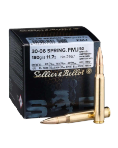Sellier & Bellot FMJ 180grs / 11.7g Bulk .30-06