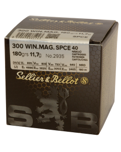 Sellier & Bellot SPCE 180grs / 11.7g Bulk .300 Win Mag