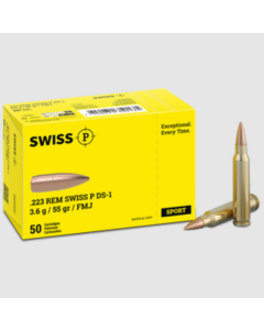 Swiss P Defence Swiss P DS-1 FMJ 3.6g 55gr .223 Rem