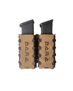 Dara Holsters Double Magazine Carrier BLK Auto Retention Paddle