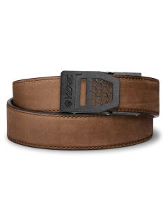 Kore Essentials Buffalo Leather Gun Belt X6 BROWN 24''-44'' 1.5''