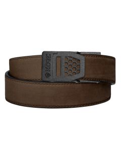 Kore Essentials Buffalo Leather Gun Belt X6 COFFEE 24''-44'' 1.5''